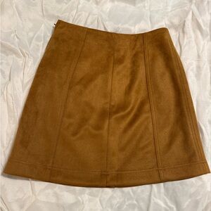 No Boundaries Brown Mini Skirt